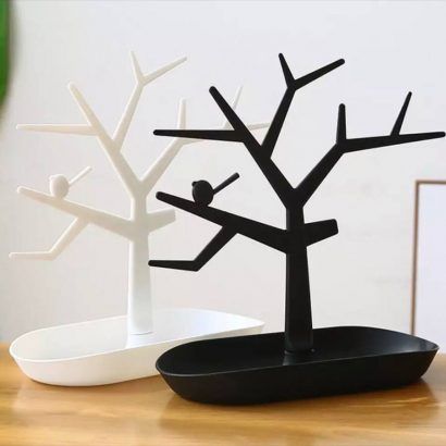 Подставка из полипропилена 28×23,5 см для украшений черный цвет